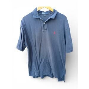 Polo Ralph Lauren Blue Short Sleeve Polo Shirt Large